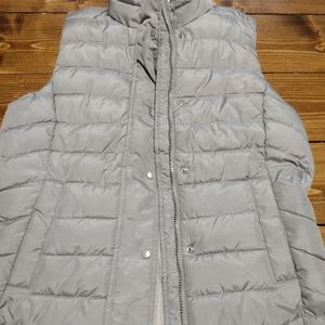Grey wind breaker vest